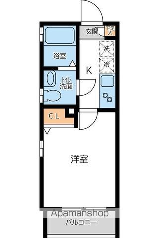 【ＣＩＴＹ　ＳＰＩＲＥ　西新宿の間取り】