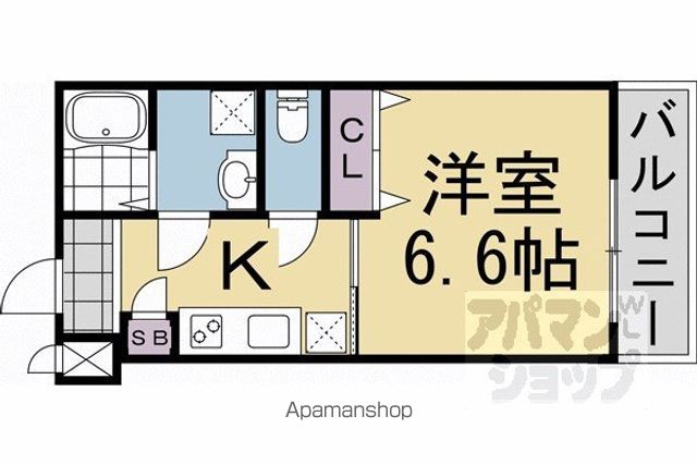 POUR TOUJOURS東福寺の間取り写真