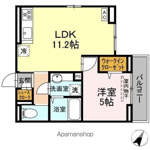 D PAINA 上小田中の間取り写真