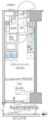 パークアクシス品川天王洲アイルの間取り写真