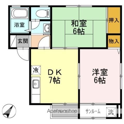 セジュール青葉の間取り写真