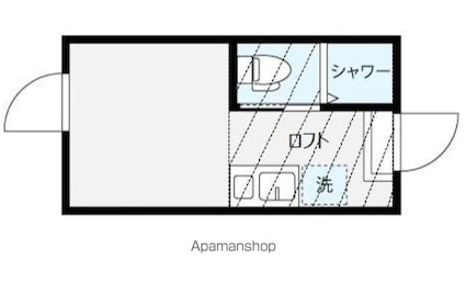 グランドスタジオ大泉学園[1R/9.91m2]の間取図