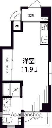 東京都渋谷区初台１丁目[1R/28.44m2]の内装6