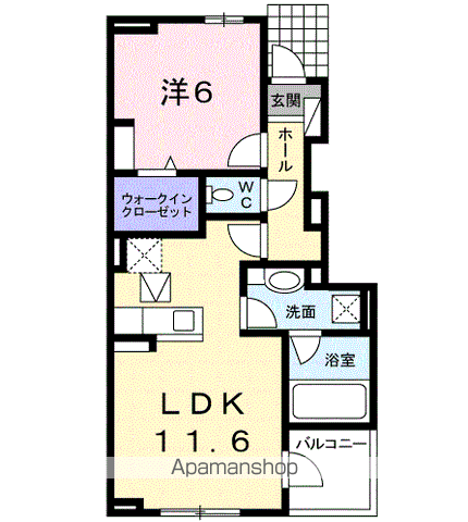 メロウガーデンの間取り