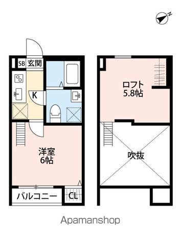 FAIRY東村山の間取り写真