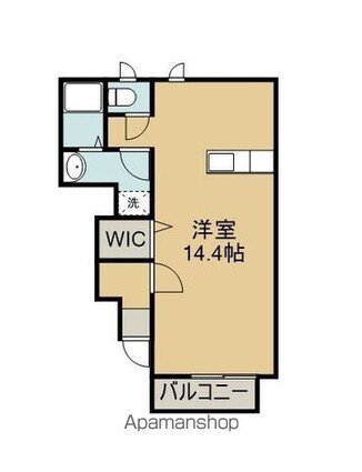 リバーサイドハウスファインⅡＤ[1K/35.98m2]の間取図
