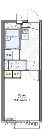 レオパレスドミール 別府の間取り写真