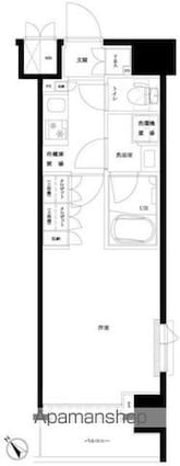 ルーブル住吉弐番館[1K/25.52m2]の間取図