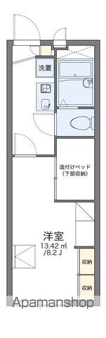 レオパレスアクアタウンの間取り写真