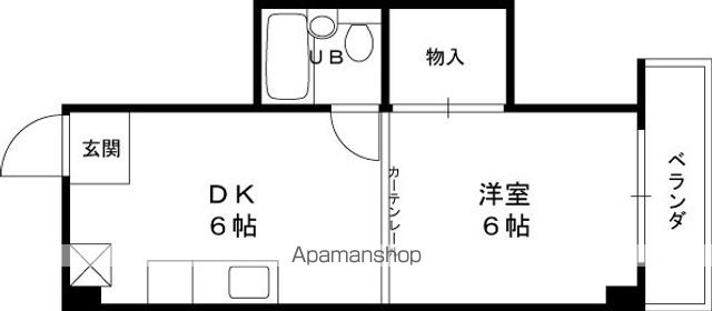 ドミトリー甲子園の間取り写真