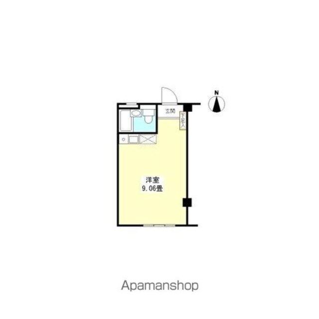 トヨハイツ[1R/19.47m2]の間取図