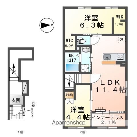 フォレストパーク 要の間取り写真