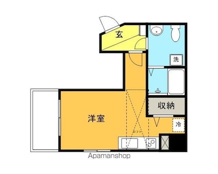 ＧｉＦＴ（ギフト）[1K/25.3m2]の間取図