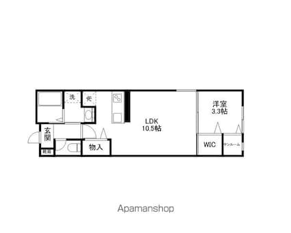 Ｏｗｌｓ　Ｎｅｓｔ[1LDK/35.37m2]の間取図