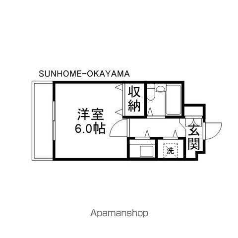 ホーメストハイツ蕃山町の間取り写真