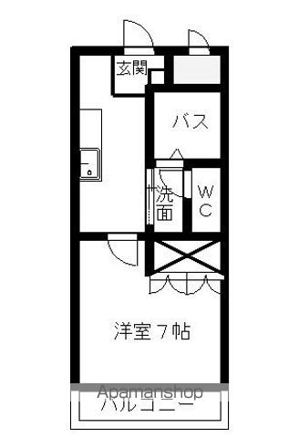 コンフォルトの間取り写真