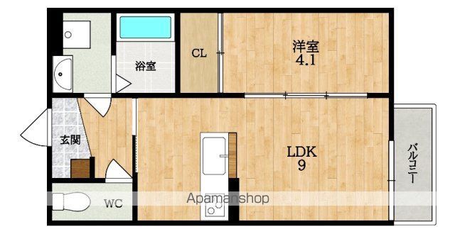 EST西岡町IIの間取り写真