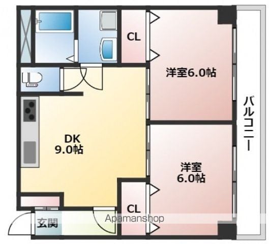 グレーシア庚午の間取り写真