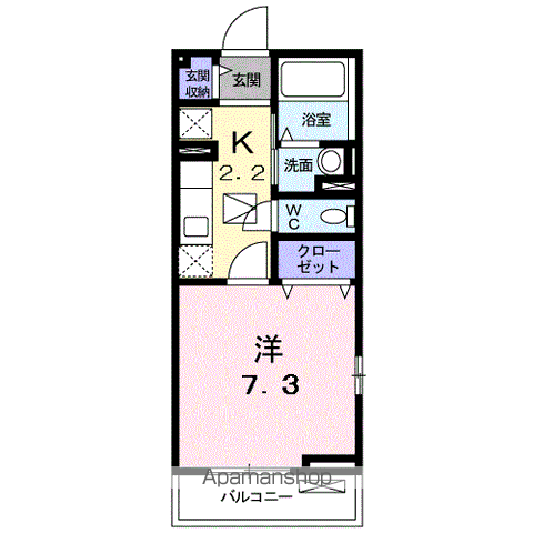 フレスクーラの間取り写真