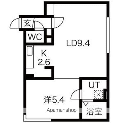 コラージュ琴似の間取り写真