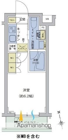 アジールコート品川中延の間取り写真