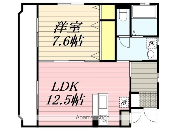 鹿嶋市大字佐田のマンションの間取り