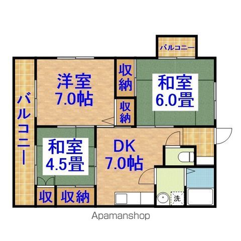 ハイツサンフラワーの間取り写真