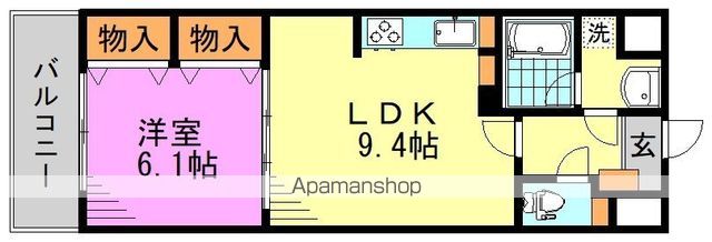 SAパームレジデンスの間取り写真