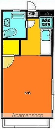 ジュネス中神[1R/17.35m2]の間取図