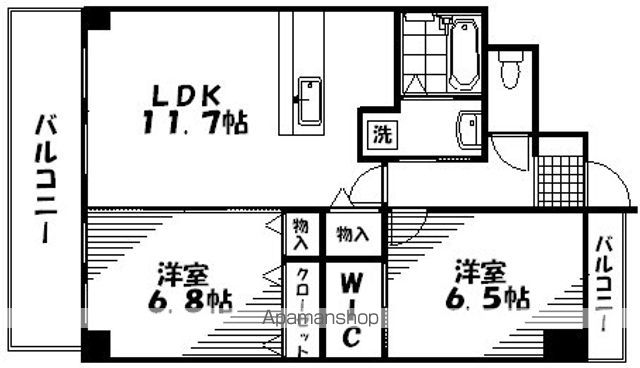 ヴィラージュ緑井の間取り写真