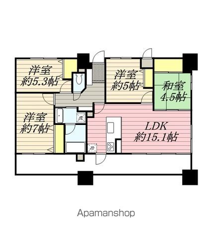 ルネッサンス２１博多の間取り