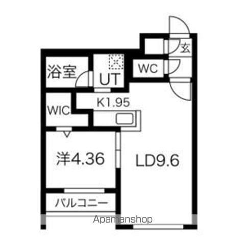 GRAN DUKE八軒の間取り写真