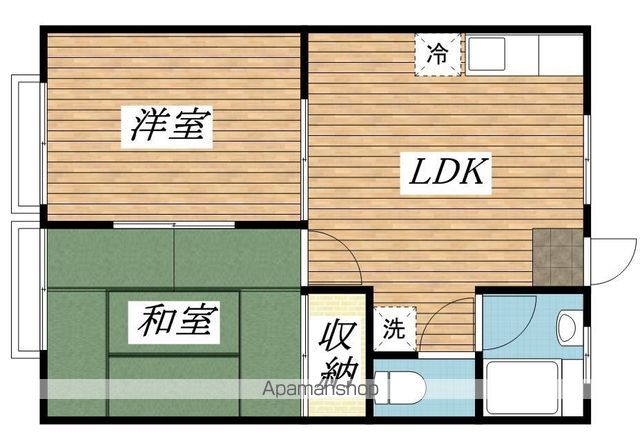 府中市美好町２丁目 2階建 築41年のイメージ