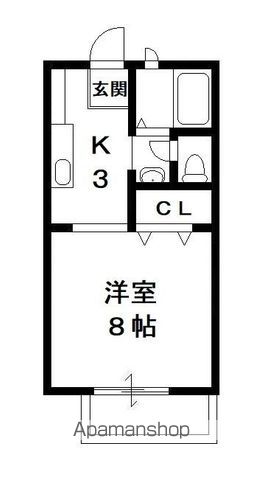 【コーポフリーダムの間取り】