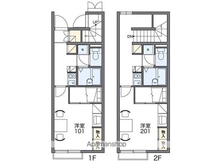 レオパレスヴァン　ソレーユ[1K/23.61m2]の間取図