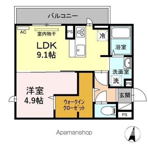 グラン・アイオ A棟の間取り写真