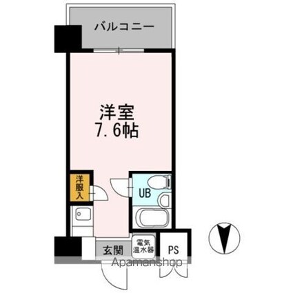 ベルハウス[1R/17.41m2]の間取図