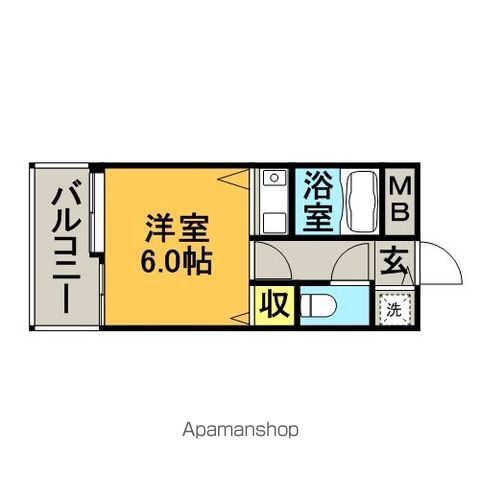 フォルムビストゥール博多の間取り