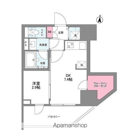 シーズンフラッツ梅田ＥＡＳＴの間取り