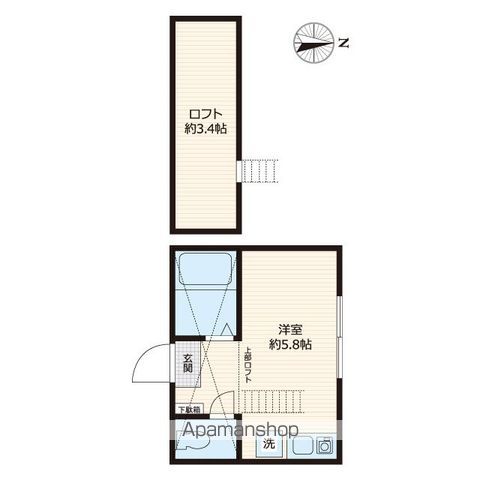 Ｇ・Ａタウン白楽Ⅱの間取り