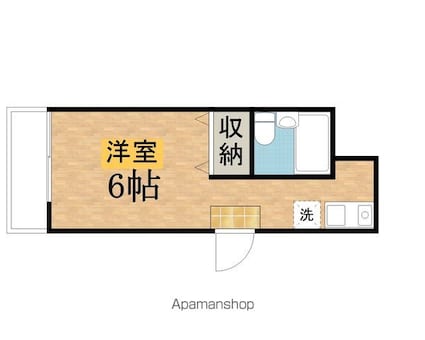 ハイツマイルド[1K/19.3m2]の間取図