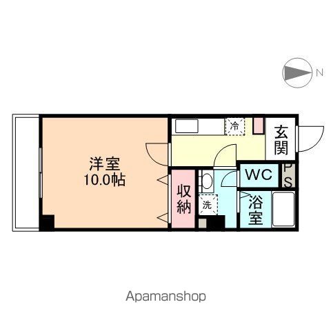 エアロハイツ神通の間取り写真