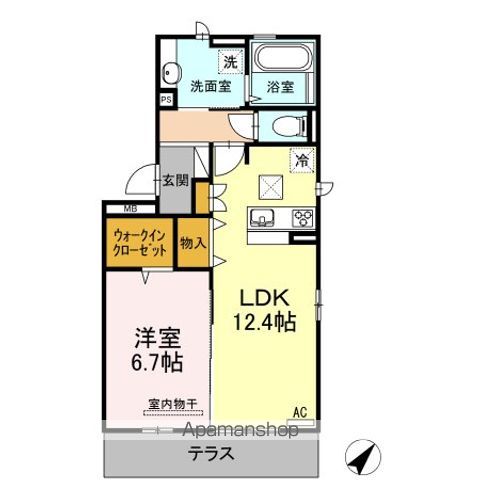 ＤーＲＯＯＭ千鳥の間取り