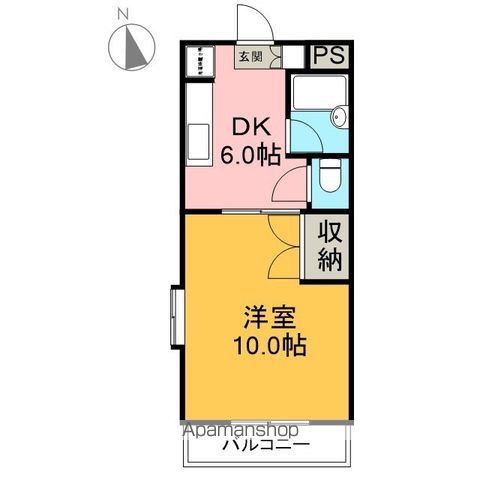 マンション明日香の間取り写真