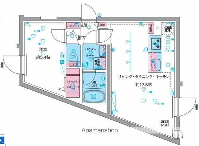 GENOVIA中野坂上の間取り写真