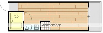 リーブル東雲[1R/22m2]の間取図