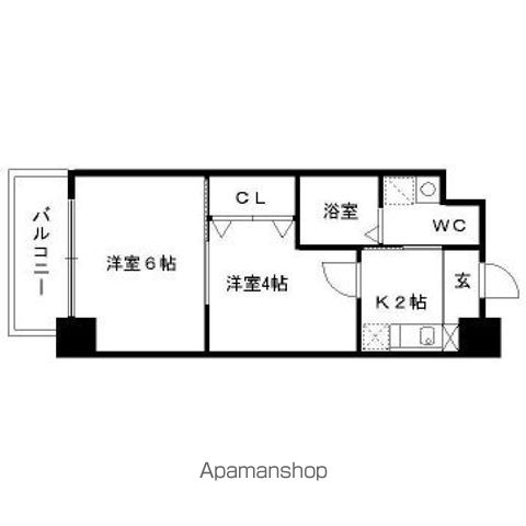 アイセレブ薬院の間取り