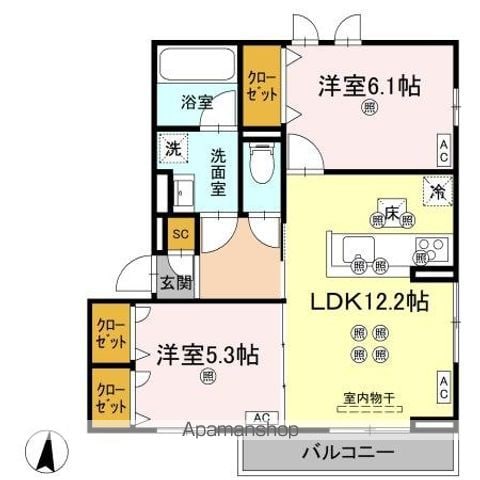 ステラヴィータ A棟の間取り写真