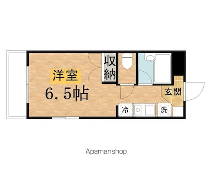 メゾンド・ドゥミュー[1R/20.4m2]の間取図