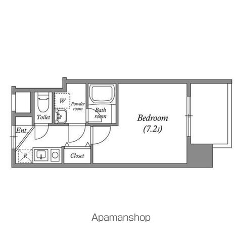 BROAD 新うめきたRESIDENCEの間取り写真